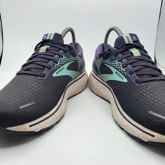 Brooks Ghost 14 Womens Size 7.5 Wide Purple Athletic Shoes Running Walking - Picture 3 of 13